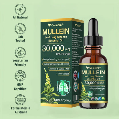 ✅𝐔𝐊 𝐎𝐟𝐟𝐢𝐜𝐢𝐚𝐥 𝐒𝐭𝐨𝐫𝐞|𝐂𝐞𝐥𝐬𝐢𝐨𝐫𝐚® 𝐎𝐫𝐠𝐚𝐧𝐢𝐜 𝐌𝐮𝐥𝐥𝐞𝐢𝐧 𝐋𝐞𝐚𝐟 𝐋𝐮𝐧𝐠 𝐂𝐥𝐞𝐚𝐧𝐬𝐞 𝐄𝐬𝐬𝐞𝐧𝐭𝐢𝐚𝐥 𝐎𝐢𝐥 (🫁Cough, wheezing, shortness of breath, sputum, stuffy nose, bronchitis, bronchitis, allergy symptoms, lung discomfort💝)