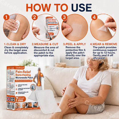 UP|🇬🇧  CareBreeze® Pain-Relief Bone-Healing Microneedle Patch