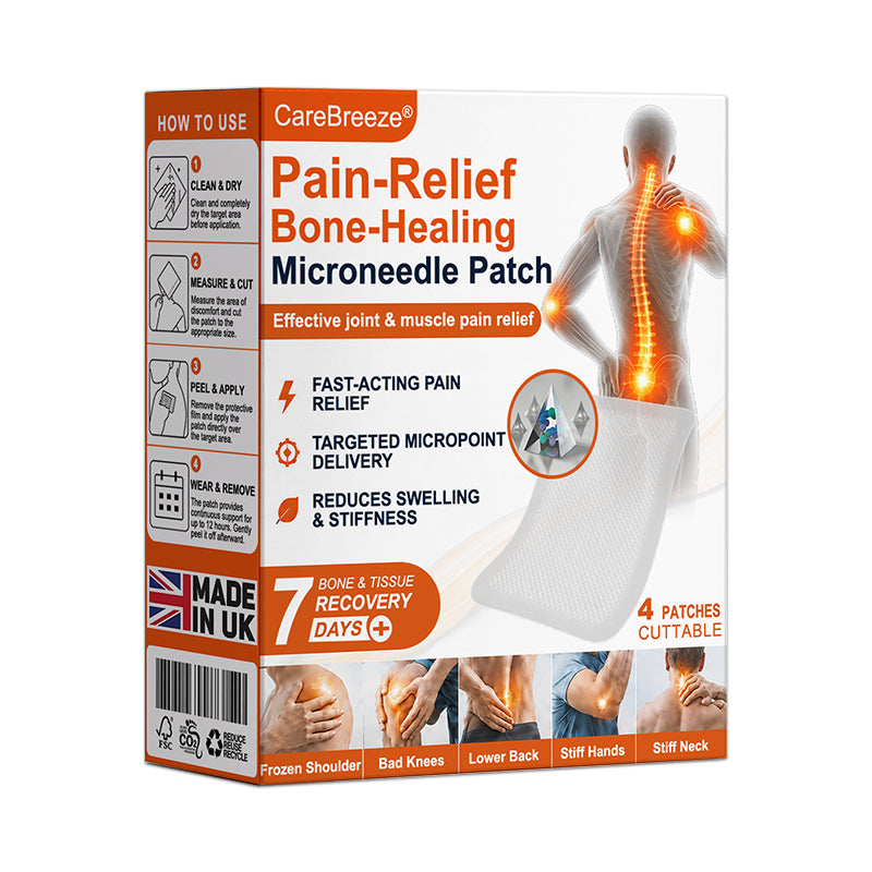 💝✅🇬🇧  CareBreeze® Pain-Relief Bone-Healing Microneedle Patch(🧑‍⚕️Reducing joint swelling, pain, stiffness, redness, warmth, soreness, and joint fatigue)