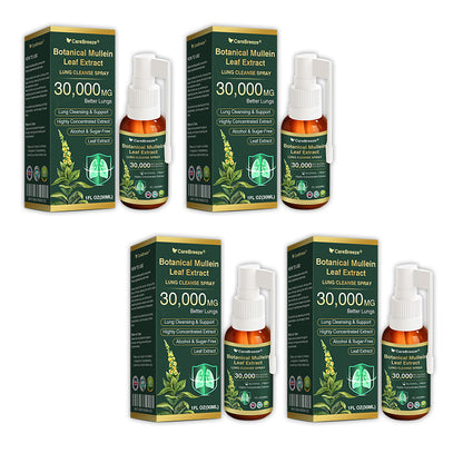 🎈✅𝐔𝐊 Official Store:CareBreeze® Botanical Mullein Leaf Extract Lung Cleanse Spray（👨‍⚕️Directly acts on COPD, asthma, chronic bronchitis (CB), respiratory infections, lung cancer, sinusitis, and other conditions）