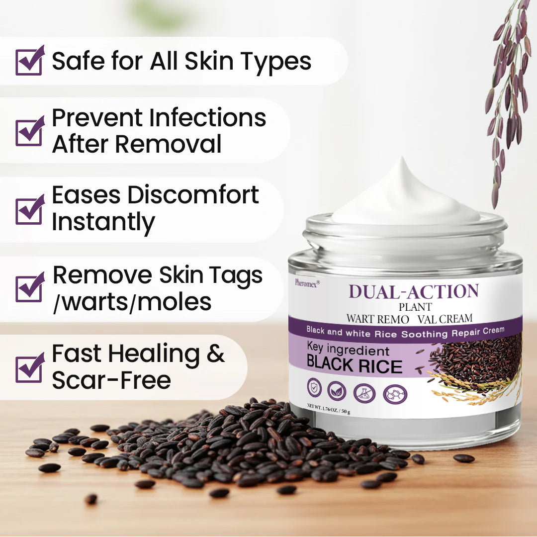 💜✅Pheromex®Dual-Action Plant Wart Removal Cream（👨‍⚕️Skin Tags,Acne,Hyperpigmentation,Eczema,Psoriasis,Rosacea,Warts)