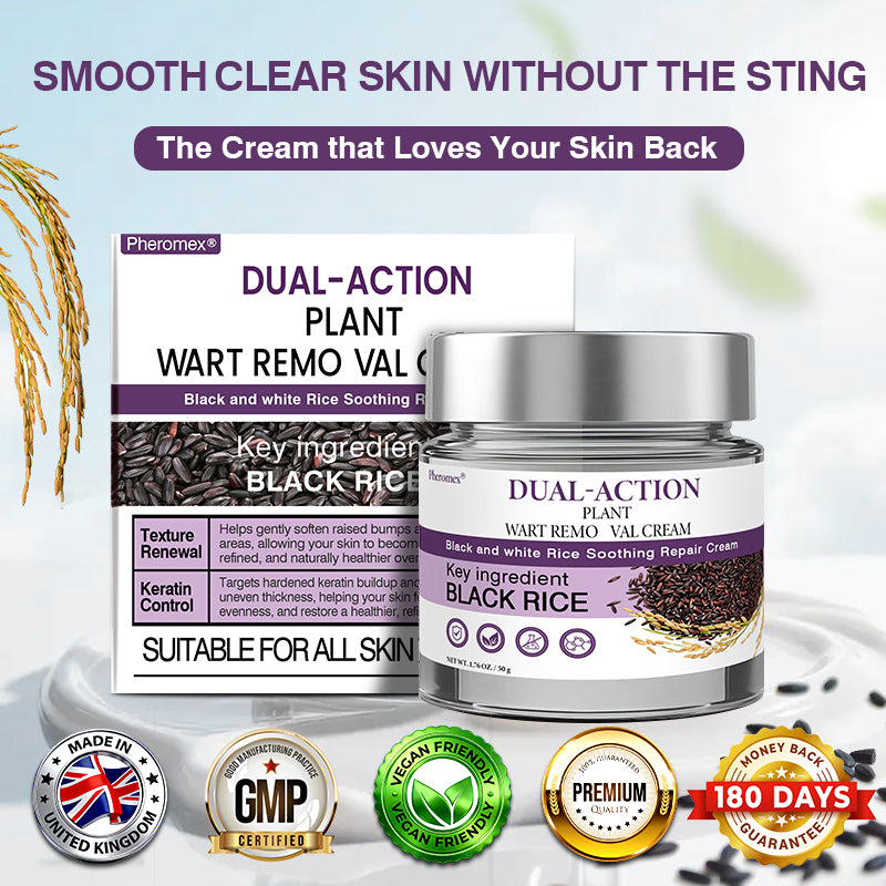 💜✅Pheromex®Dual-Action Plant Wart Removal Cream（👨‍⚕️Skin Tags,Acne,Hyperpigmentation,Eczema,Psoriasis,Rosacea,Warts)