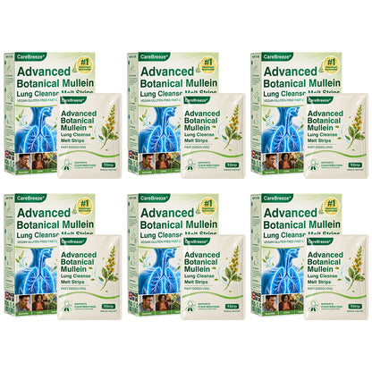 🇬🇧 ✅CareBreeze® Advanced Botanical Mullein Lung Cleanse Melt Strips（👨‍⚕️Directly acts on COPD, asthma, chronic bronchitis (CB), respiratory infections, lung cancer, sinusitis, and other conditions）