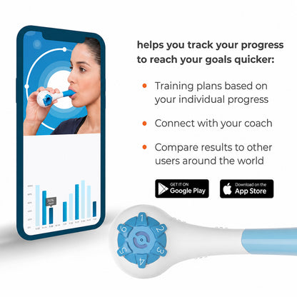 Natural Breathing Exerciser Trainer For Drug-Free Respiratory Therapy │ Breathe Easier with Stronger Lungs