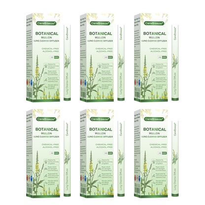 💓✅UK Owned and Operated|CareBreeze® Botanical Mullein Lung Cleanse Diffuser (💝 Cough, wheezing, shortness of breath, sputum, stuffy nose, bronchitis, bronchitis, allergy symptoms, lung discomfort💝)