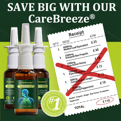 🌳🇬🇧 Official Store:CareBreeze® 6-in-1 Herbal BeePropolis Lung Cleanse Spray🐝（👨‍⚕️Directly acts on COPD, asthma, chronic bronchitis (CB), respiratory infections, lung cancer, sinusitis, and other conditions）