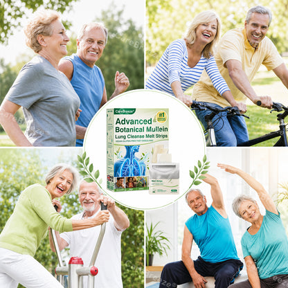 🇬🇧 ✅CareBreeze® Advanced Botanical Mullein Lung Cleanse Melt Strips（👨‍⚕️Directly acts on COPD, asthma, chronic bronchitis (CB), respiratory infections, lung cancer, sinusitis, and other conditions）