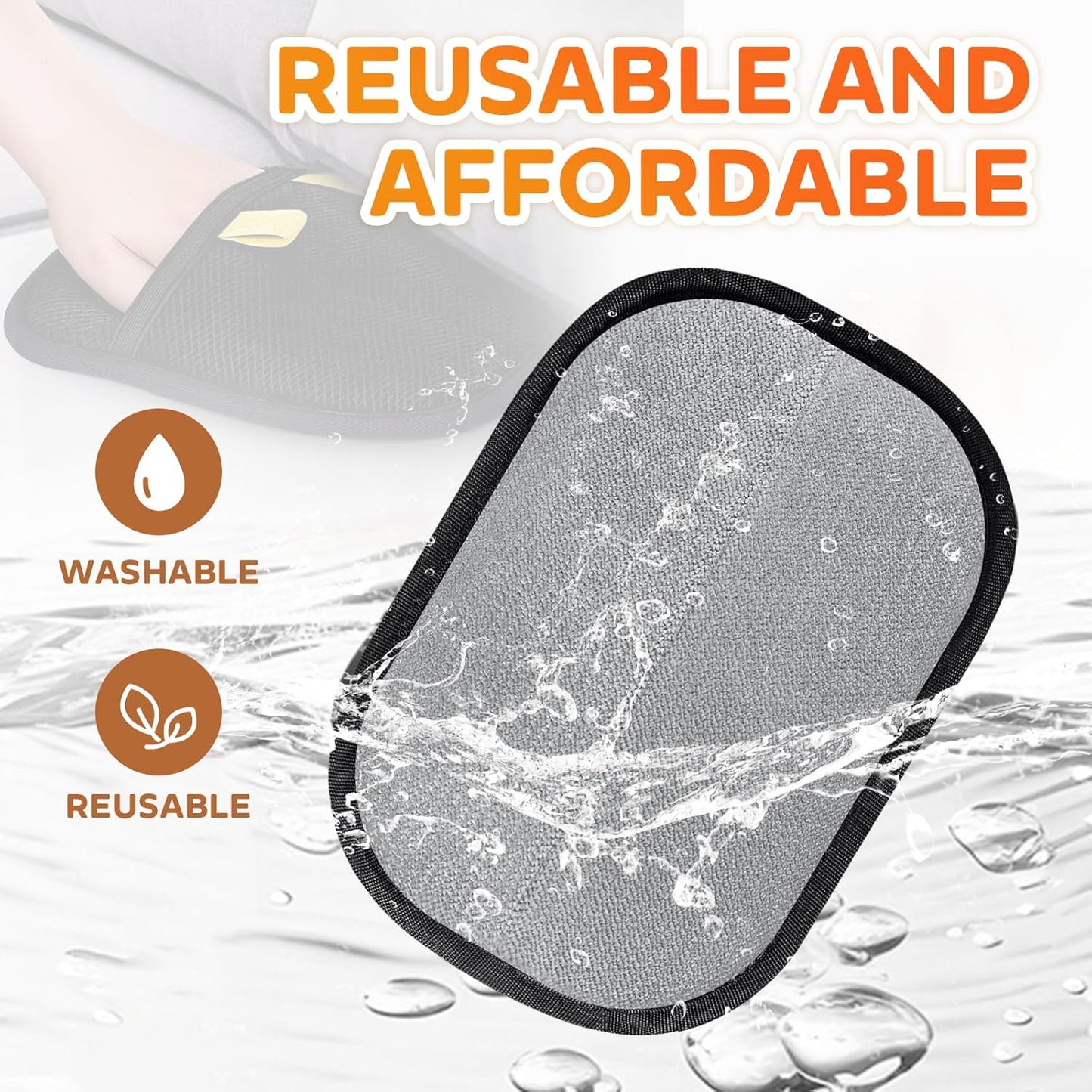 ✅UK Owned and Operated:GFOUK® Pet hair remover Electrostatic gloves Two-way brush sticky hair remover Cat hair dog hair glover Grooming Removal Cleaning
