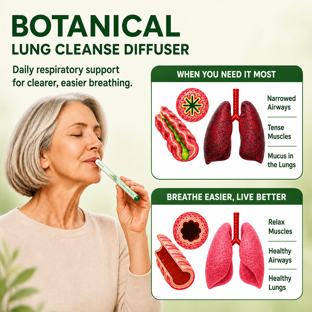 🇬🇧 UK Owned and Operated|CareBreeze® Botanical Mullein Lung Cleanse Diffuser (💝 Cough, wheezing, shortness of breath, sputum, stuffy nose, bronchitis, bronchitis, allergy symptoms, lung discomfort💝)